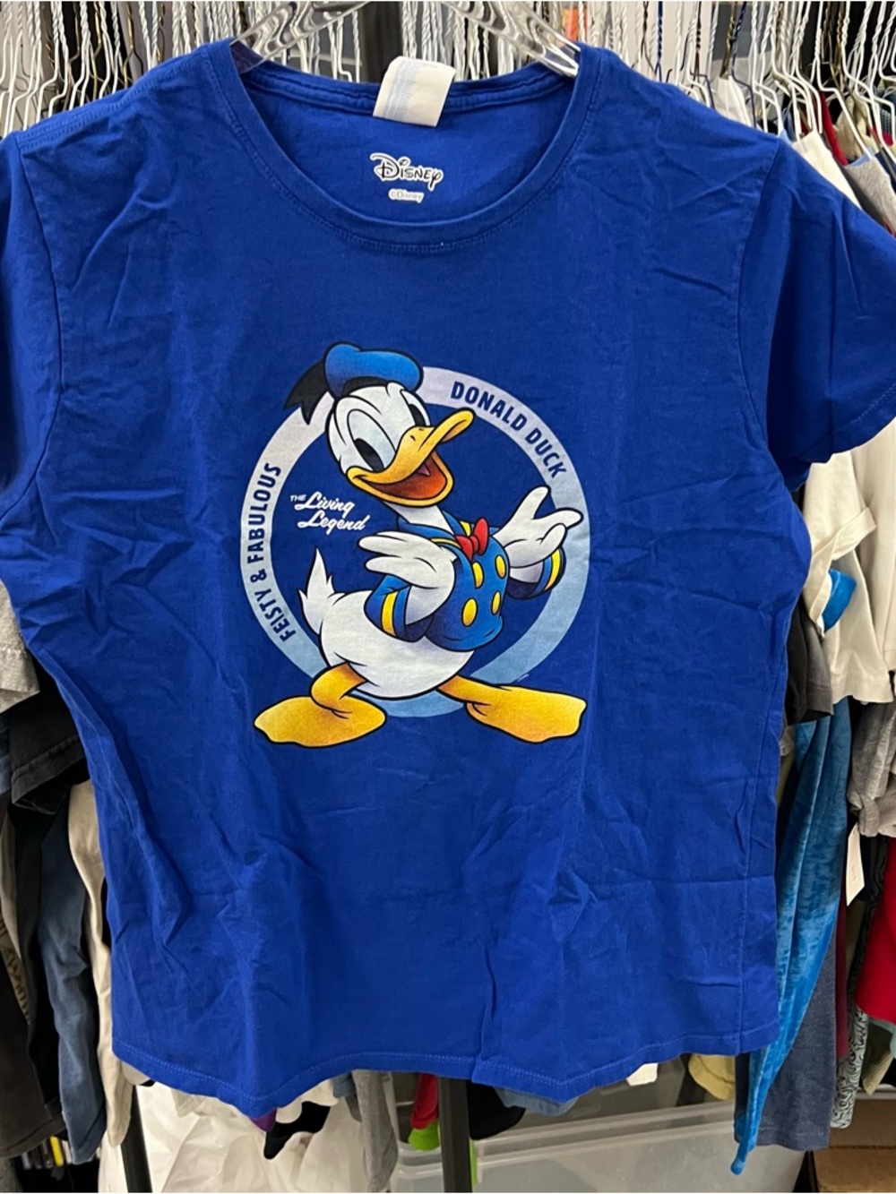 DONALD DUCK WOMENS T-SHIRT SIZE LARGE NEW DISNEY